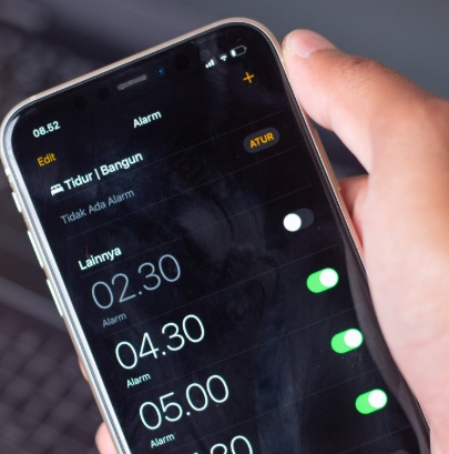 اختصار المنبه لأجهزة الايفون